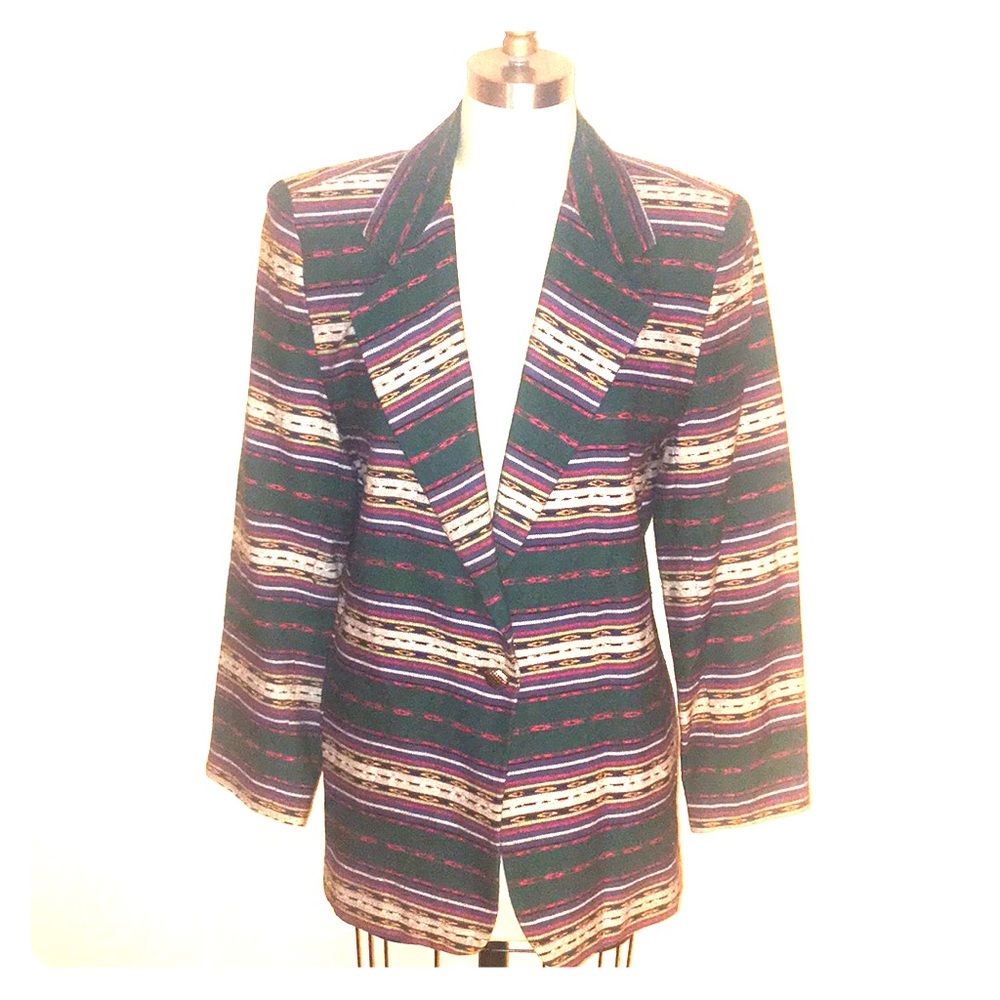 Printed Blazer